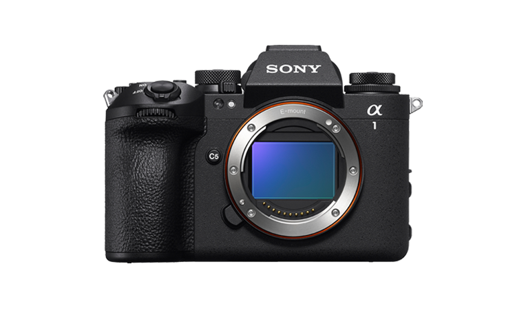 มุมมองด้านหน้าของ Sony α1 II