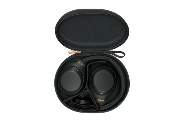 WH-1000XM4 in carry case with cable