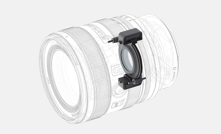 แผนภาพแสดงให้เห็น Actuator ที่นำมาใช้ใน FE 16-25 มม. F2.8G