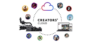 โลโก้ Creators' Cloud ของ Sony